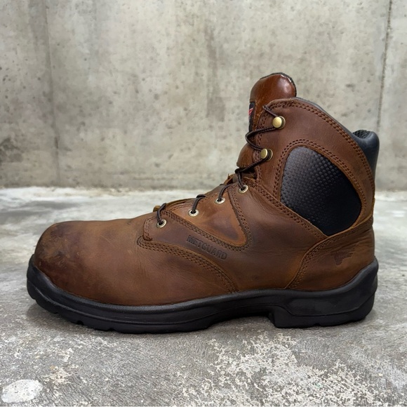 Red Wing Leather Metguard Work Boots Industrial Safety Toe - Picture 2 of 10